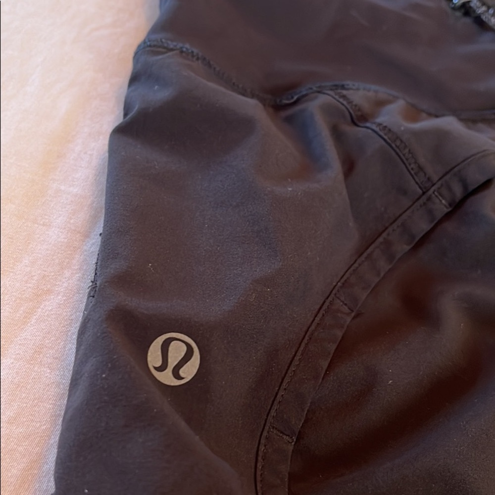 Lululemon black womens shorts